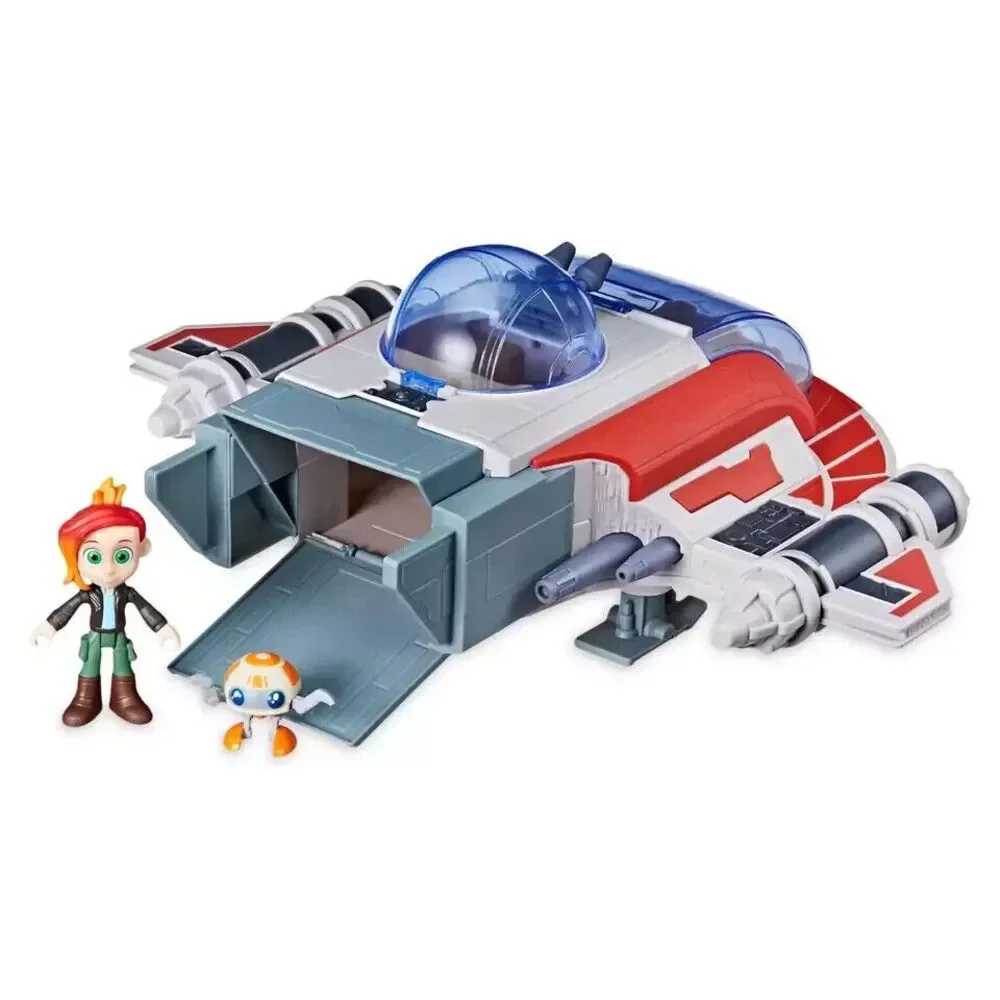 Disney Star Wars Young Jedi Adventures: The Crimson Firehawk vehicle w figures